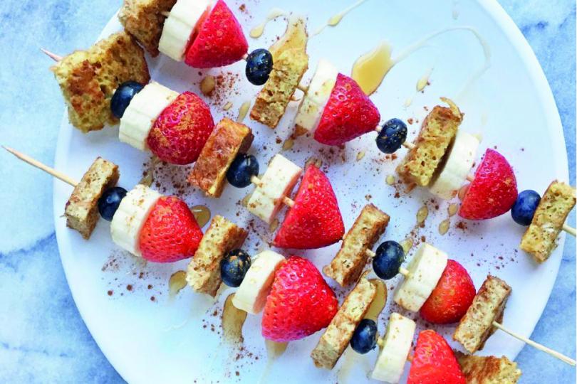 French toast skewers