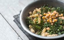 Chick-chicken pasta salad